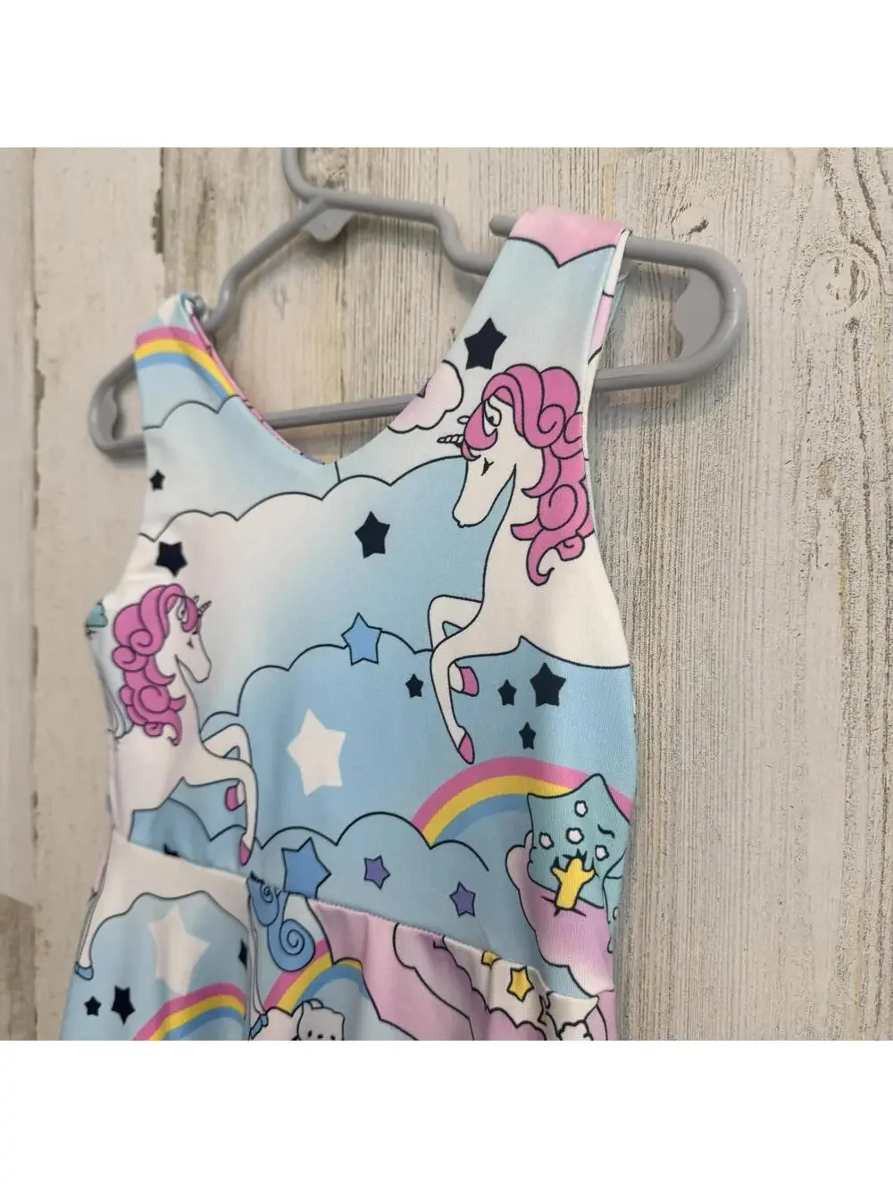 Sayoo Girls 12-18M Size 80 Unicorn Rainbow Skater Dress
